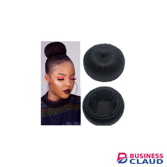 Donut Hair Bun Extension Colour Black