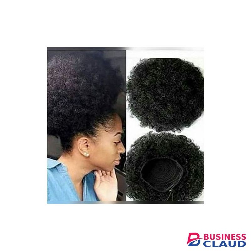 Large Afro Drawstring Hair Bun