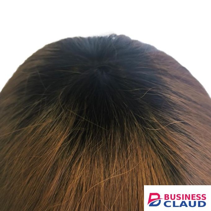 Fashion Idol Human STYLE ICON Nature Hair Bob Wig With Bang BOB ASHA 8" Brown Color TT1B/30 Pixied Cut Made-Machine Wig Human Nature Hair Wig For Women