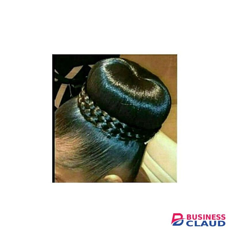 Afro Hair Bun Extension Colour Black + FREE GIFT
