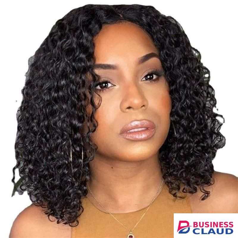 African tidal wave water ripples wig curly short black wigs new hair for women gift