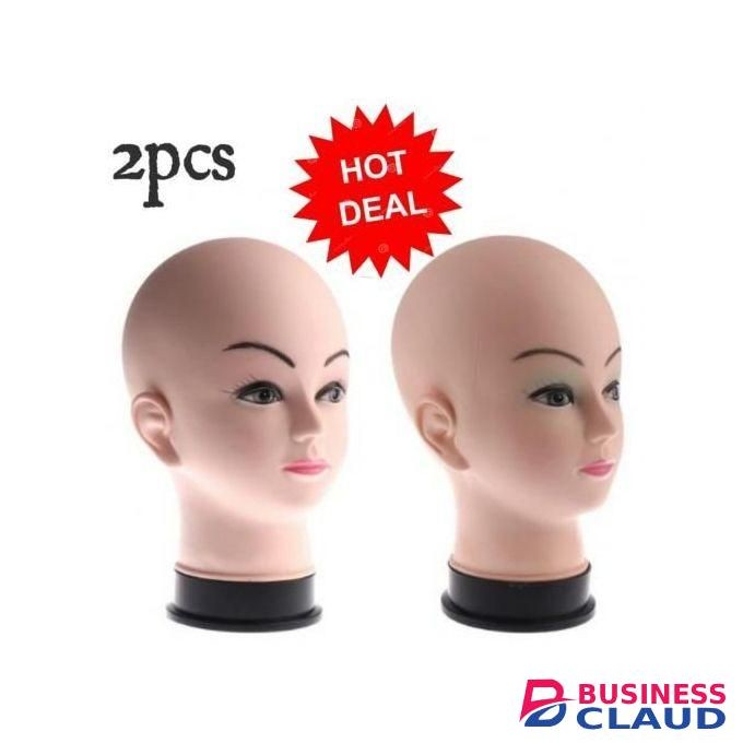 2pcs Mannequin Head Wig/hats Display Dummy Doll