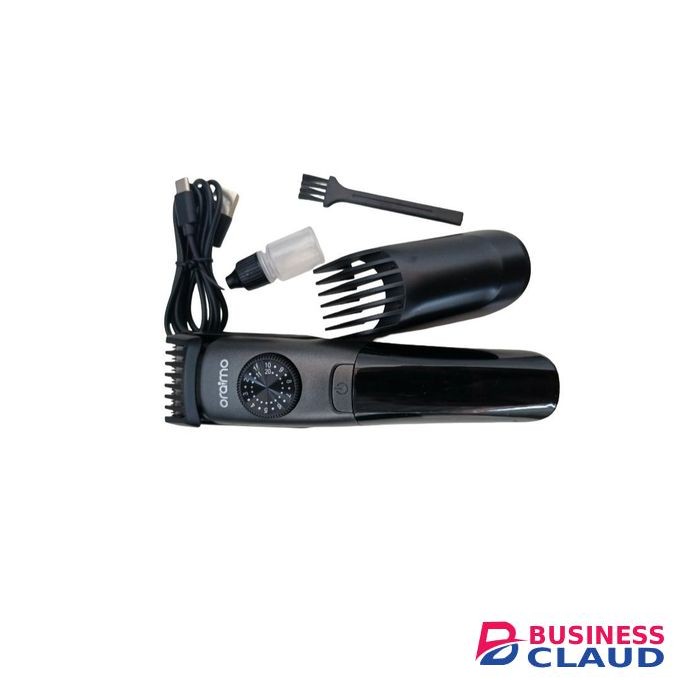 Oraimo Professional Rechargeable Hair & Beard Trimmer – Precision Grooming Tool for Men with Adjustable Length Settings, Sharp Stainless Steel Blades, Long Battery Life, USB Charging, and Smooth Silent Operation – Perfect for Home or Barber Use
