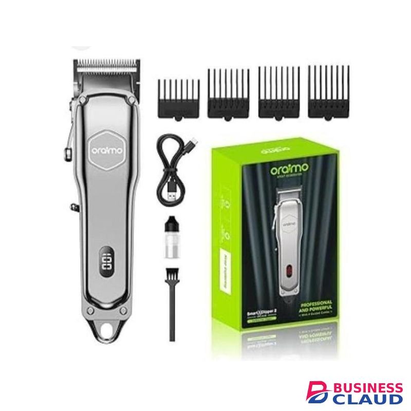Oraimo Smart Clipper 2 OPC-CL30 professional and powerful cordless hair clipper with 4 guided