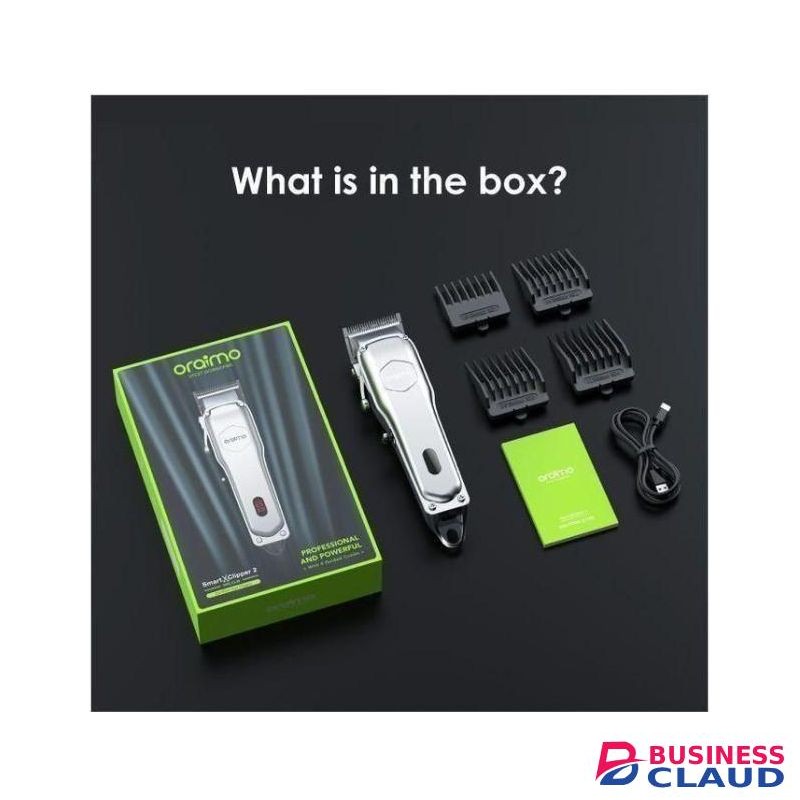 Oraimo Smart Clipper 2 OPC-CL30 professional and powerful cordless hair clipper with 4 guided