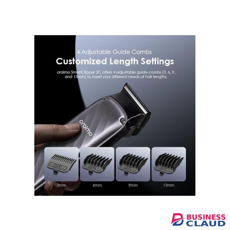 Oraimo Smart Clipper 2C OPC-CL30C – Professional Cordless Hair Clipper with Precision Stainless Steel Blades, Quiet Motor, and Long Battery Life