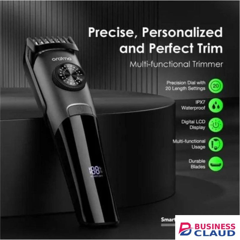 Oraimo Smart Beard & Hair Trimmer 2 Precision Durable Precision Dial For Leveling -Kiinyozi Or Personal Use