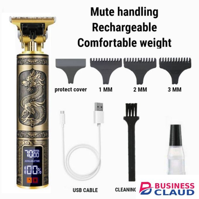 Electric hair clipper, rechargeable hair trimmers