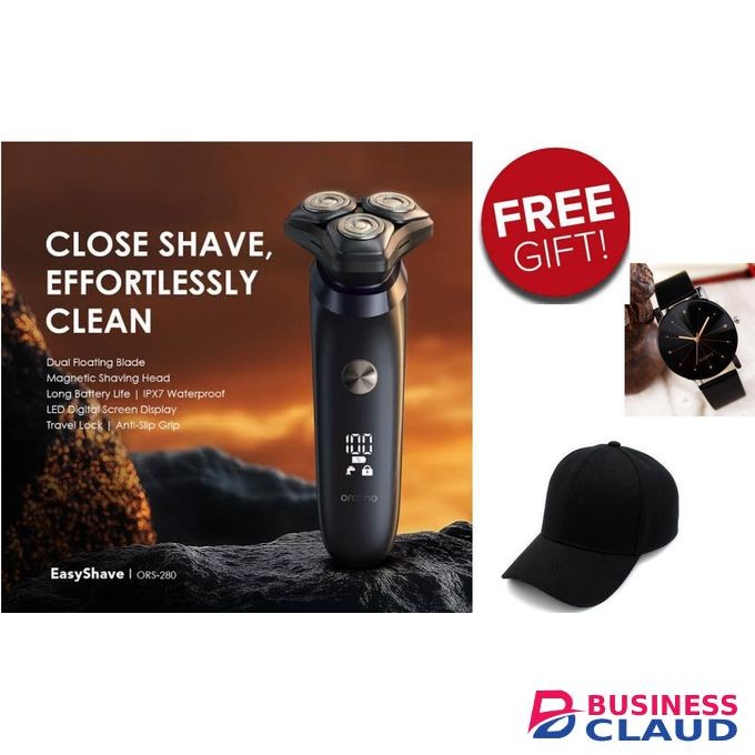 Oraimo SMOOTHER EASY SHAVER//FREE CAP//WATCH
