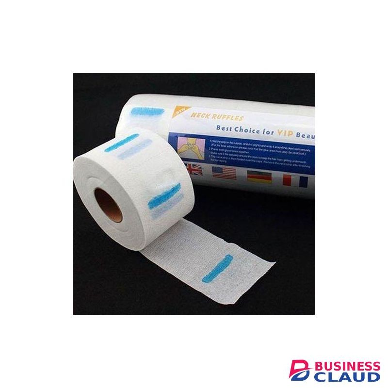 500pcs Disposable Neck Paper Strips Barber Salon Hairdressing
