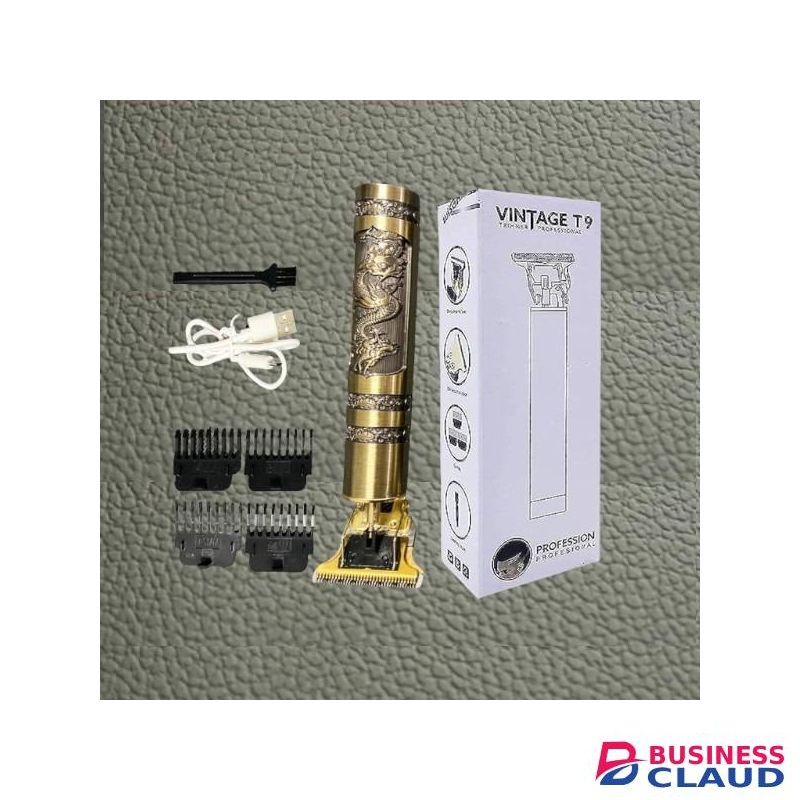 Vintage Professional,Kinyozi Hair Cutting T9 Hair Clipper Trimmer Shaver