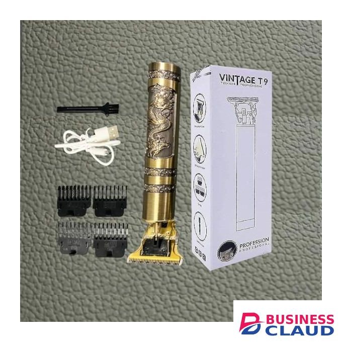 Vintage Professional,Kinyozi Hair Cutting T9 Hair Clipper Trimmer Shaver