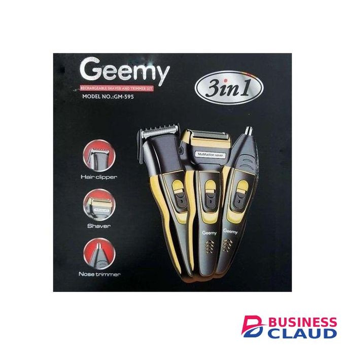 Geemy Rechargeable HAIRSHAVER Machine, Shaver- 3 In 1 // Finishing Trimmers // Finishing shaver // shaver for making hai styles