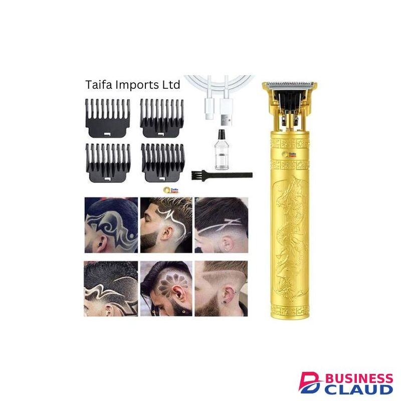 Cordless Hair Clipper Trimmer Beard Electric Professional Haircut Dragon Monster - USB Rechargeable Vintage Electric Shaving Machine clippers Wireless Barber cutting Kinyozi