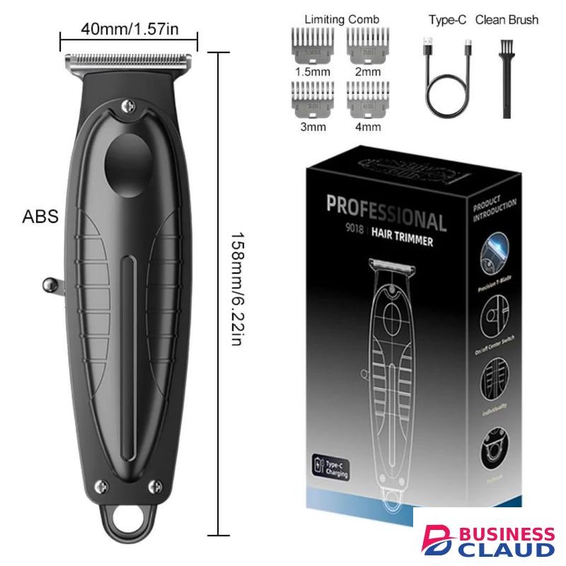 Best Electric Barber Hair Trimmer For Men Beard Hair Clipper Cordless Hair Cutting Machine Rechargeable + Extra GIFT Men Watch Quartz Wrist Watch & Bracelets