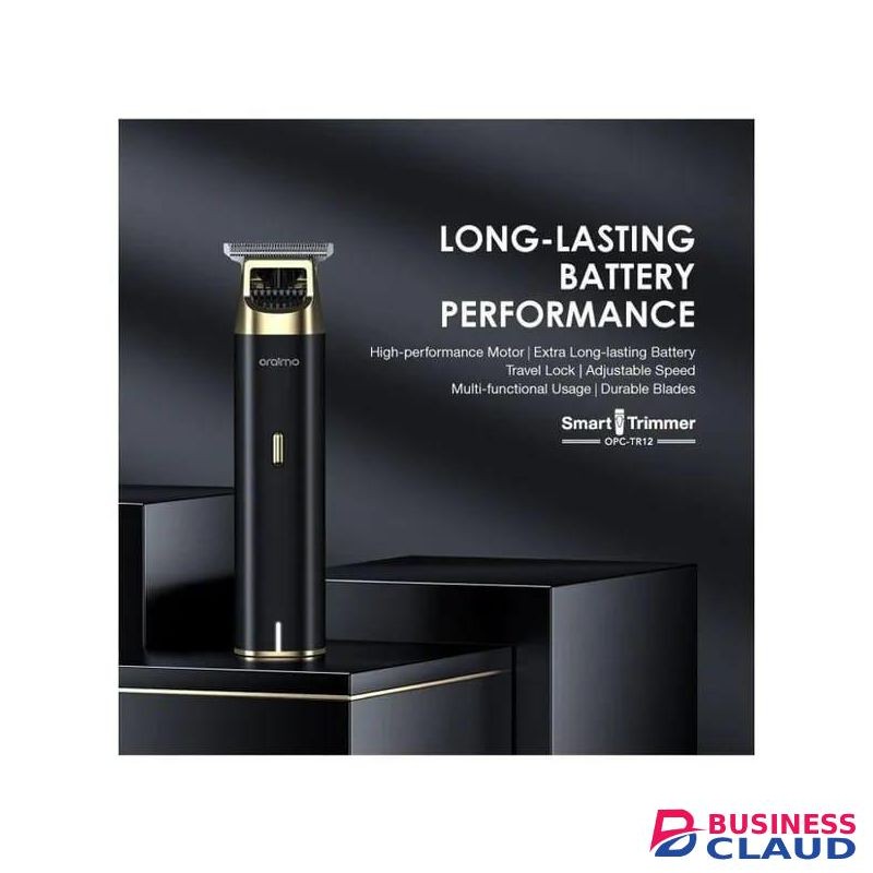 Oraimo TR12 Rechargeable Beard Trimmer – Precision Grooming with Long Battery Life