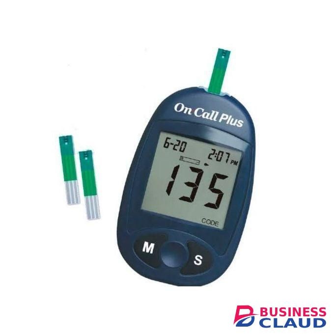 On Call Plus Blood Glucose Monitor Glucometer Test Kit + 50pcs Test Strips