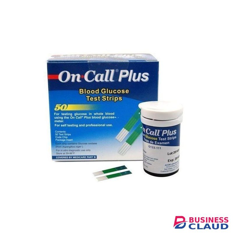On Call Plus Blood Glucose Test Strips 50 Strips - SPECIAL OFFER