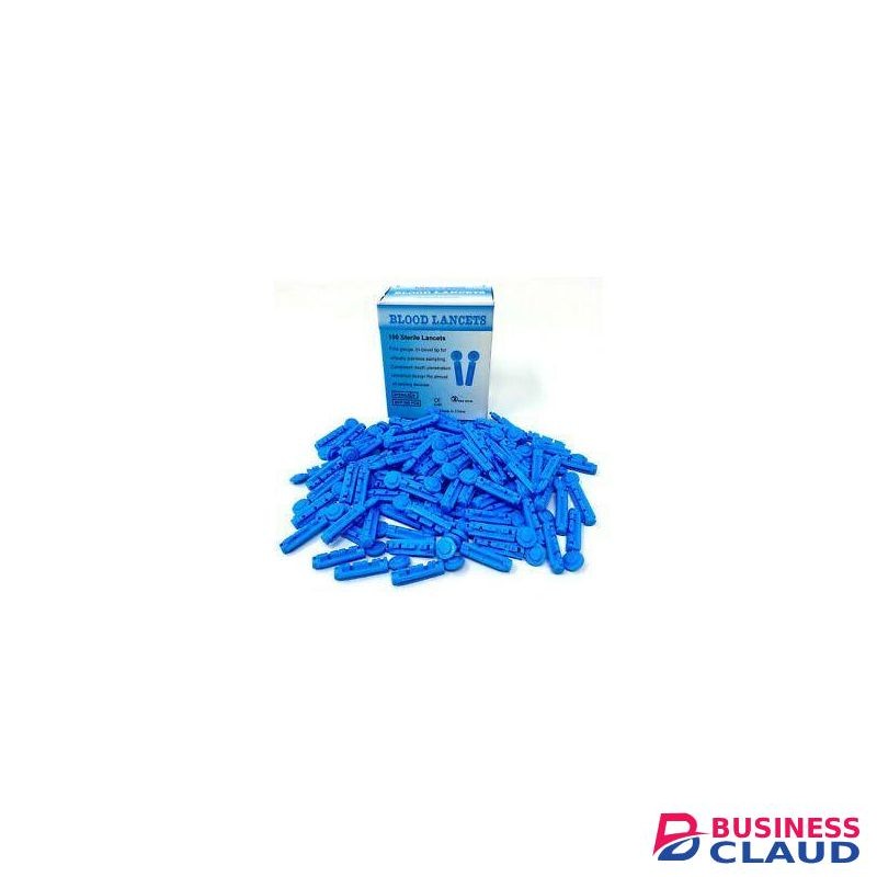 Blood Lancets - 100 Sterile Lancets