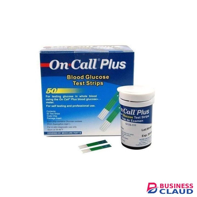 On Call Plus Blood Glucose Monitoring Strips
