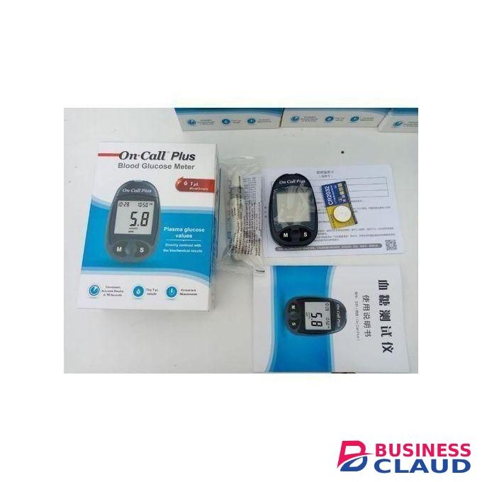 On Call Plus LUCOMETER FULL KIT ( Glucometer+Blood Test Strips+Lancets/needles)