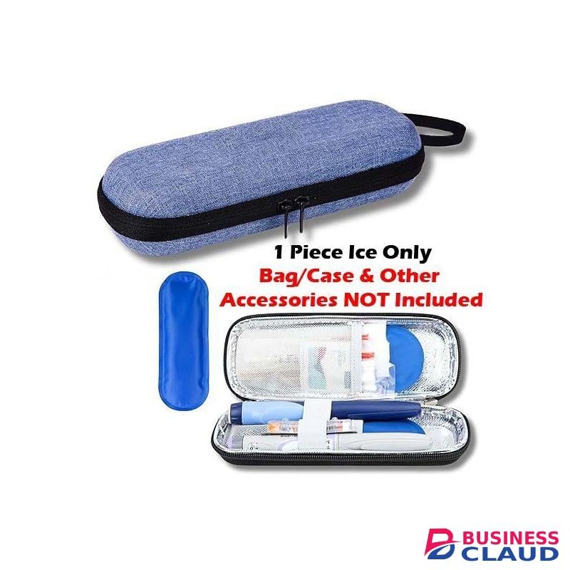 1pc Reusable Insulin Cooling Bag Gel Ice Pack Pill Protector Cooler Cold therapy for Travel Case Diabetic Pocket Thermal Insulated Bag