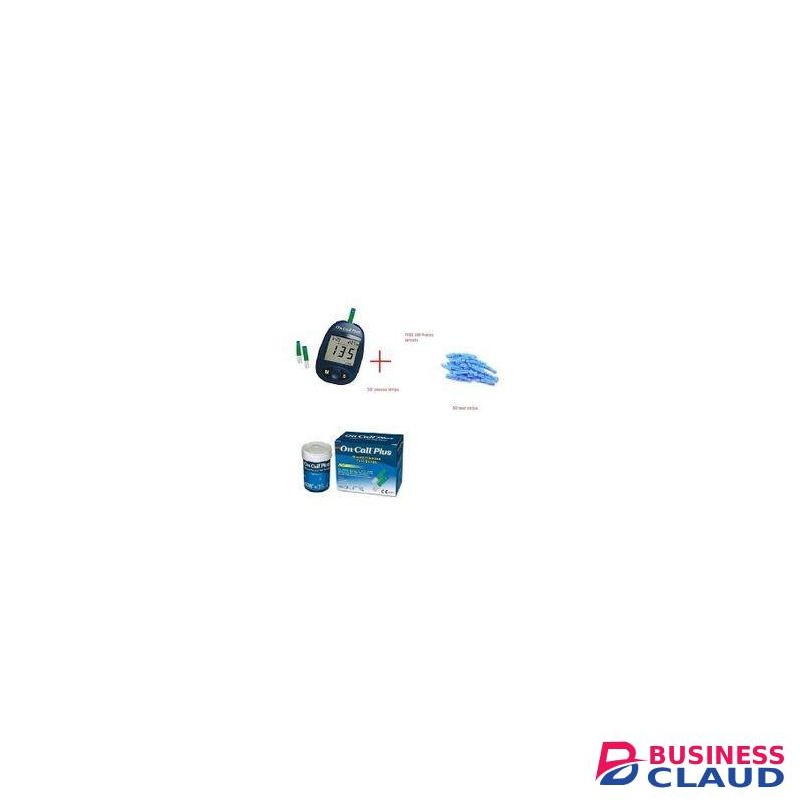 On Call Plus Oncall Plus Glucometer+Strips+Lancets