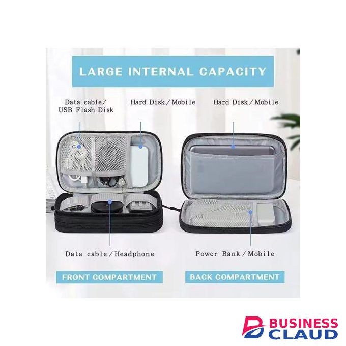 Travel cable/accessories organizer bag