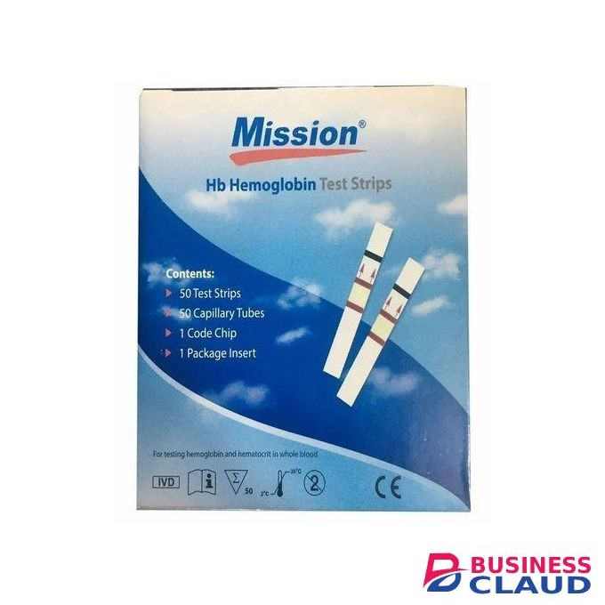 Mission Hemoglobin Meter Test Strips