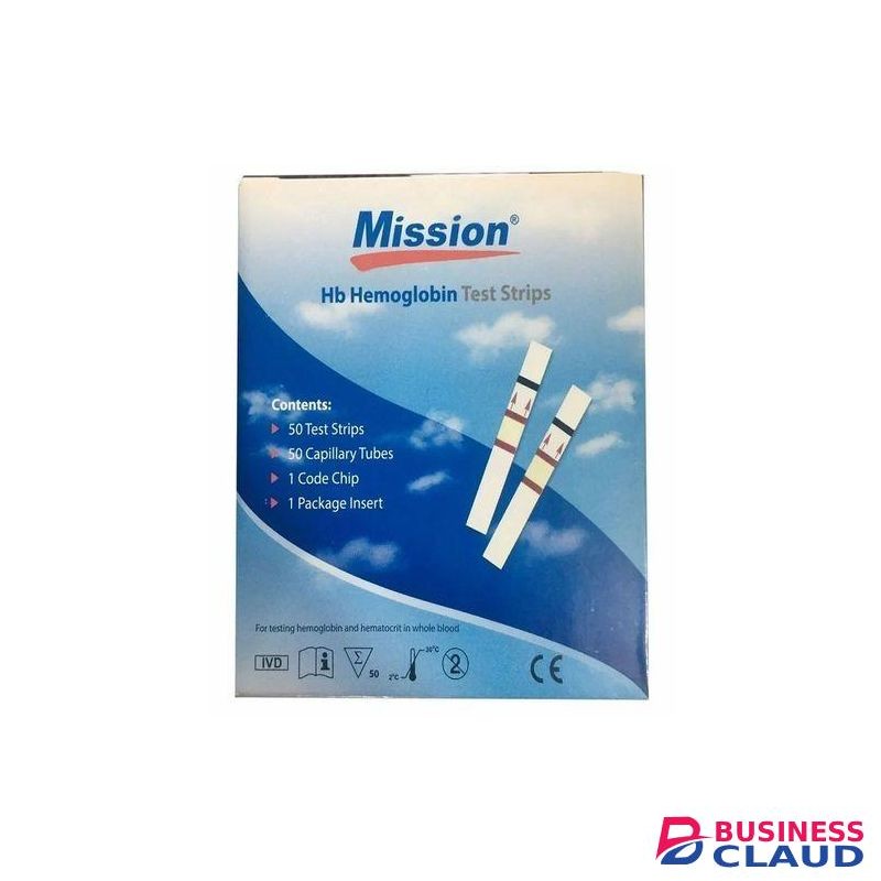 Mission Hemoglobin Meter Test Strips