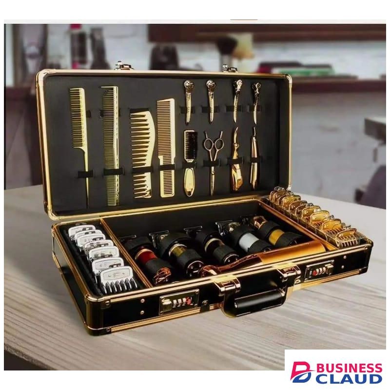 Portable Aluminium Barber Tool Suitcase Salon Hairdressing TOOL Box Large Coded Lock