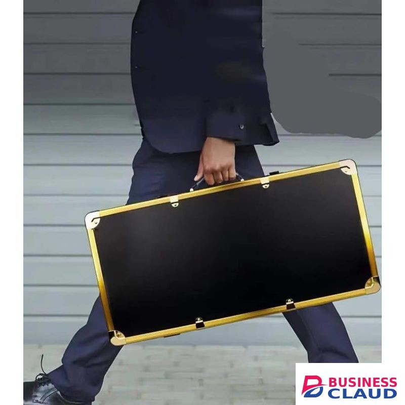 Portable Aluminium Barber Tool Suitcase Salon Hairdressing TOOL Box Large Coded Lock