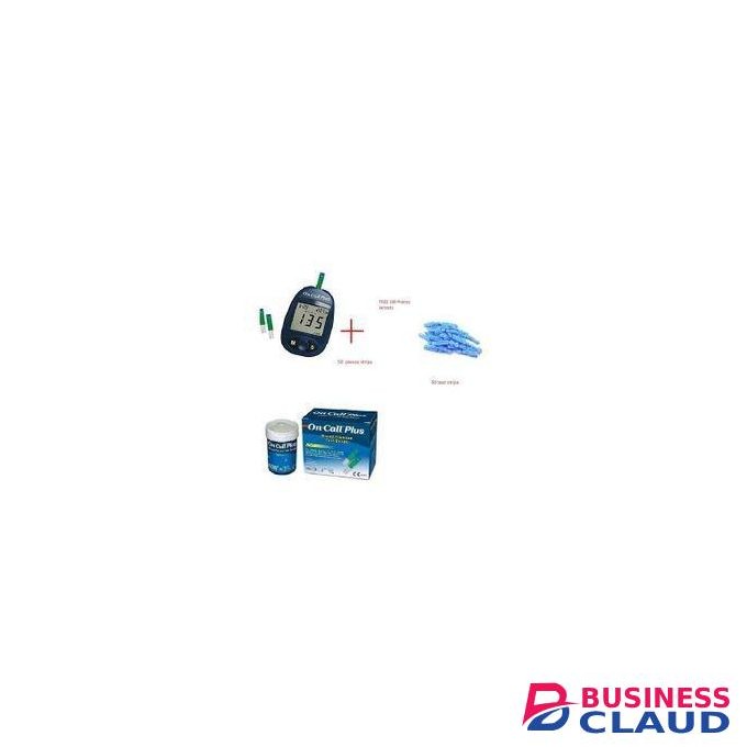 On Call Plus ON-CALL PLUS GLUCOMETER FULL KIT ( Glucometer+Blood Test Strips+Lancets/needles)