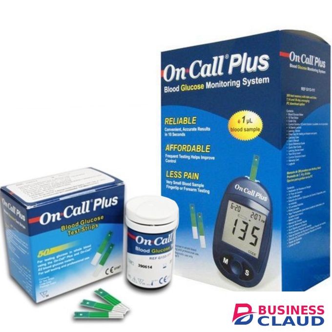 On Call Plus Blood Sugar Glucometer Strips