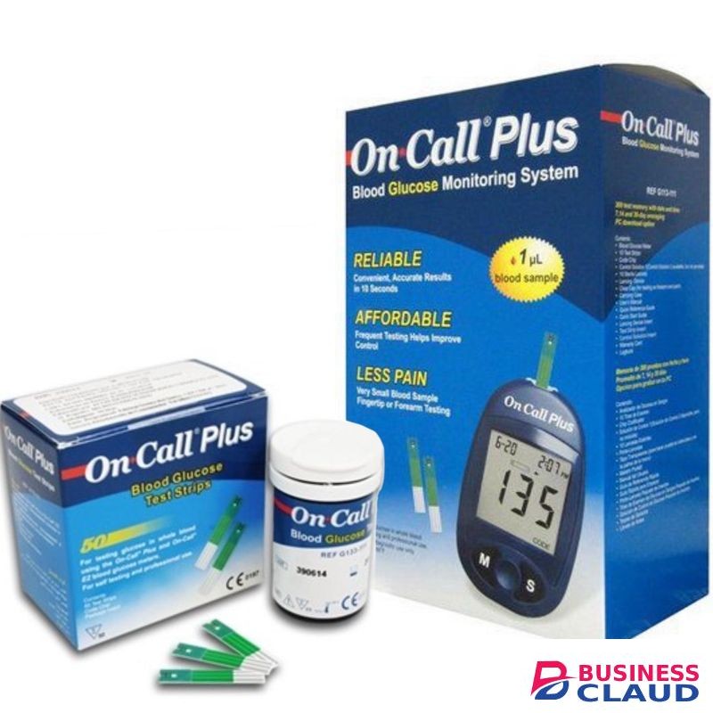 On Call Plus Blood Sugar Glucometer Strips