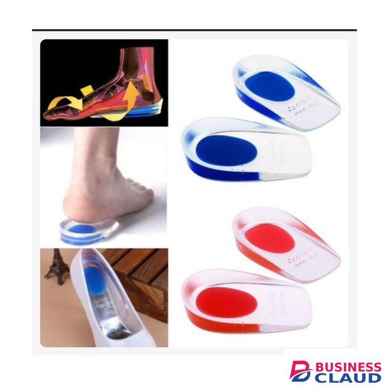 Silicone Heel Cup Pads For Bone Spurs Pain Relief Protectors Of Your Sore Or Bruised Feet Best Insole Gels Treatment