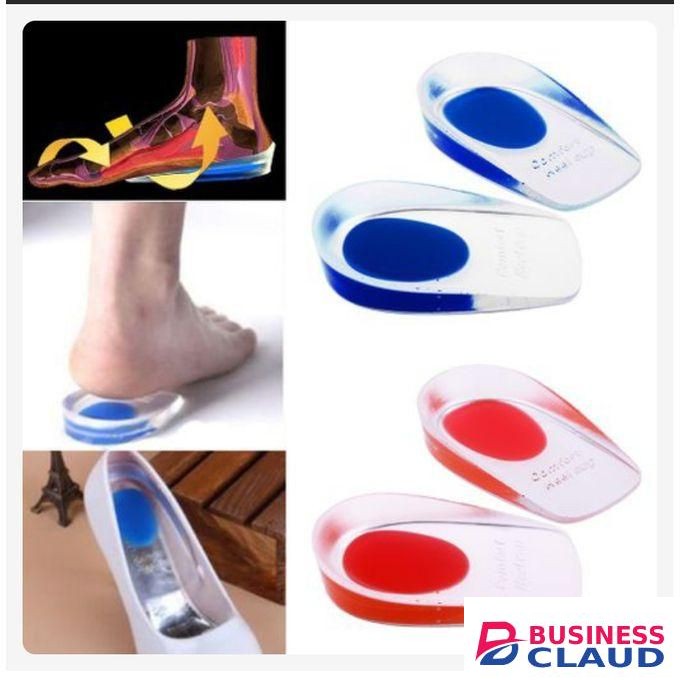 Silicone Heel Cup Pads For Bone Spurs Pain Relief Protectors Of Your Sore Or Bruised Feet Best Insole Gels Treatment