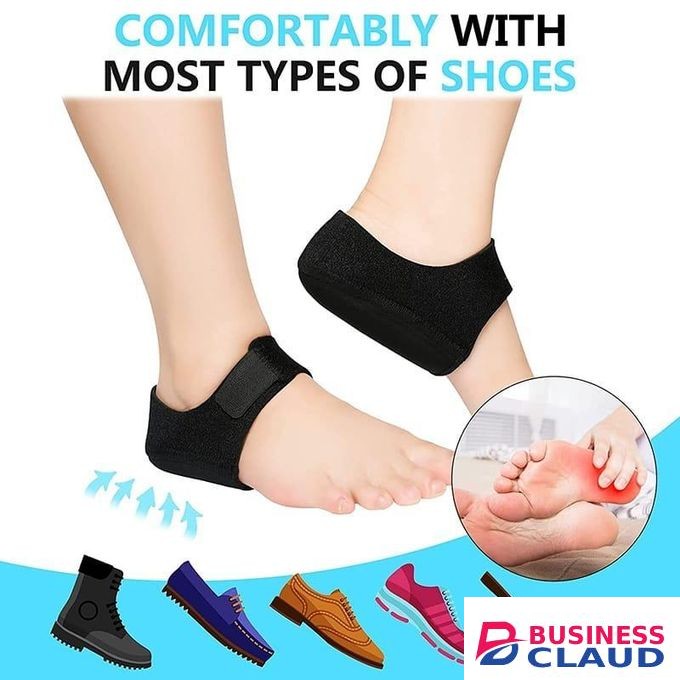 HEEL SPURFIX, Heel Protectors, Gel Heel Cups, Heel Cushion Support for Plantar Fasciitis, Heel Pain, Achilles Tendinitis, Heel Pads for Men & Women