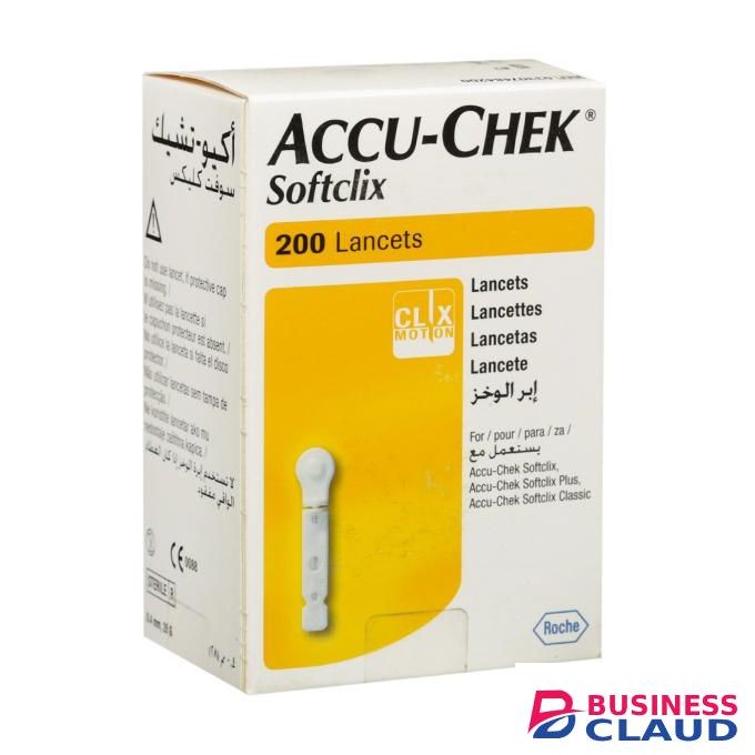 ACCU CHEK SoftClix Lancets, (Pack Of 200pieces)