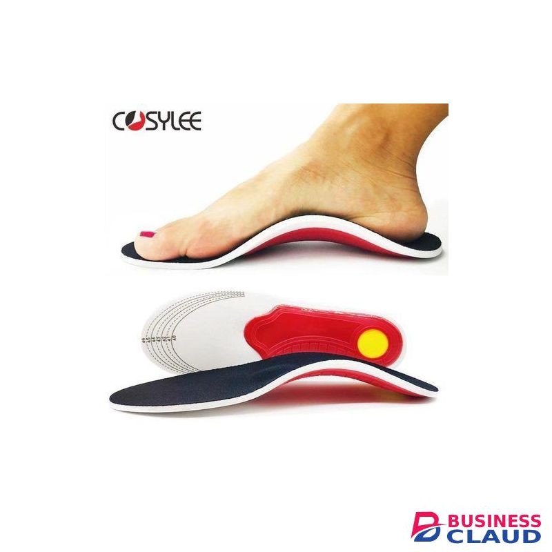 Genevieve Orthopedic Insoles, Arch Support Insoles 1 Pair Foot Pain Relief – Shock Absorbing Comfort Insoles for Men & Women Shoe Inserts Insoles For Flat Feet, Feet Pain, Plantar Fasciitis Insoles, Over Pronation Cushion Padding Insoles