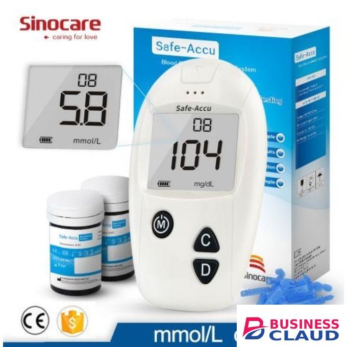 Sinocare GLUCOMETER MACHINE AND STRIPS