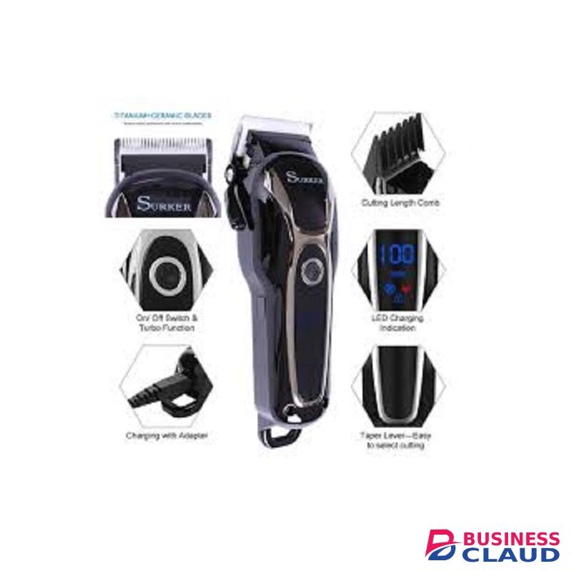 Surker Chargeble Electric Hair Clipper Beard Cutter Trimmer