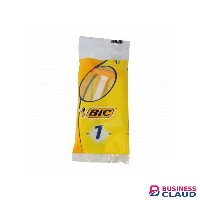 BIC 1 Sensitive Pouch Strips -Top Quality Stainless Steel Single Razor Blade for Close Shave & Easy Rinse