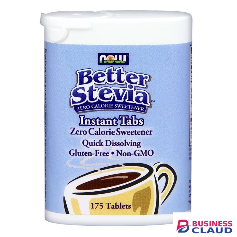 Now Food Zero-Calorie, Low Glycemic, Natural Sweetener, Healthy Sugar Substitute Better Stevia - 175 Tabs