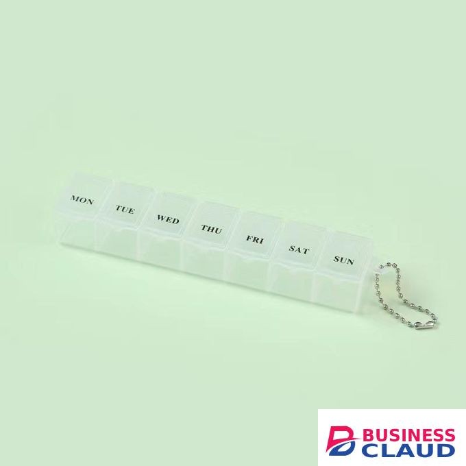 7 grid week medicine organizer-clear