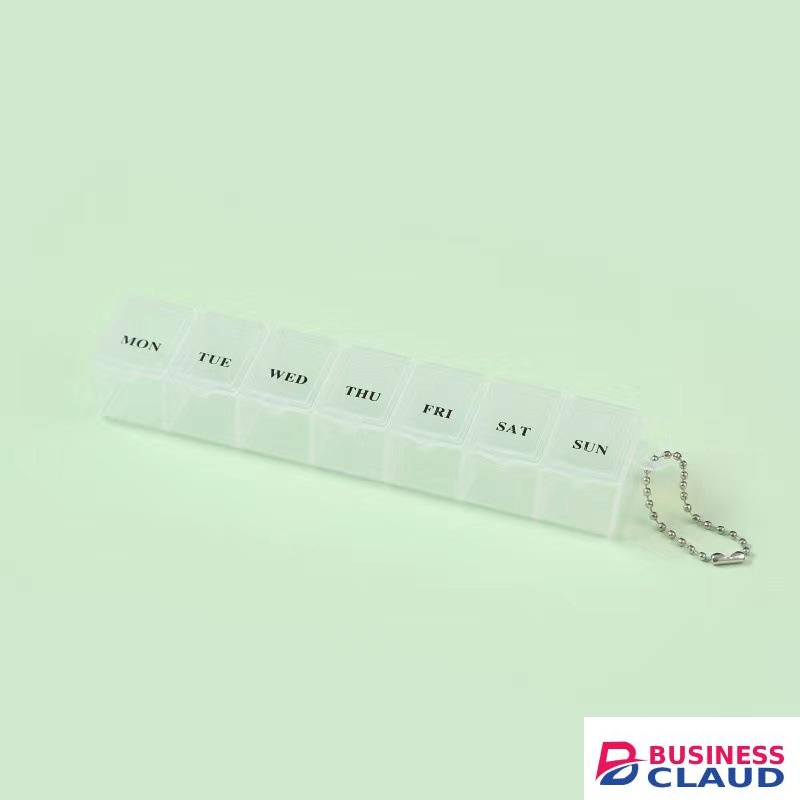 7 grid week medicine organizer-clear