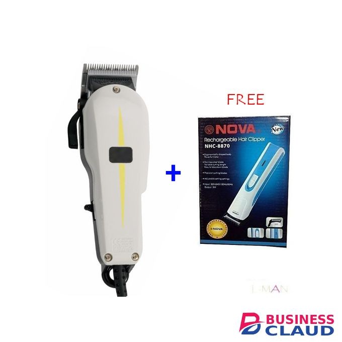 Geemy Home, Shaving, Balding, Kinyozi Machine + Rechargeable Shaver