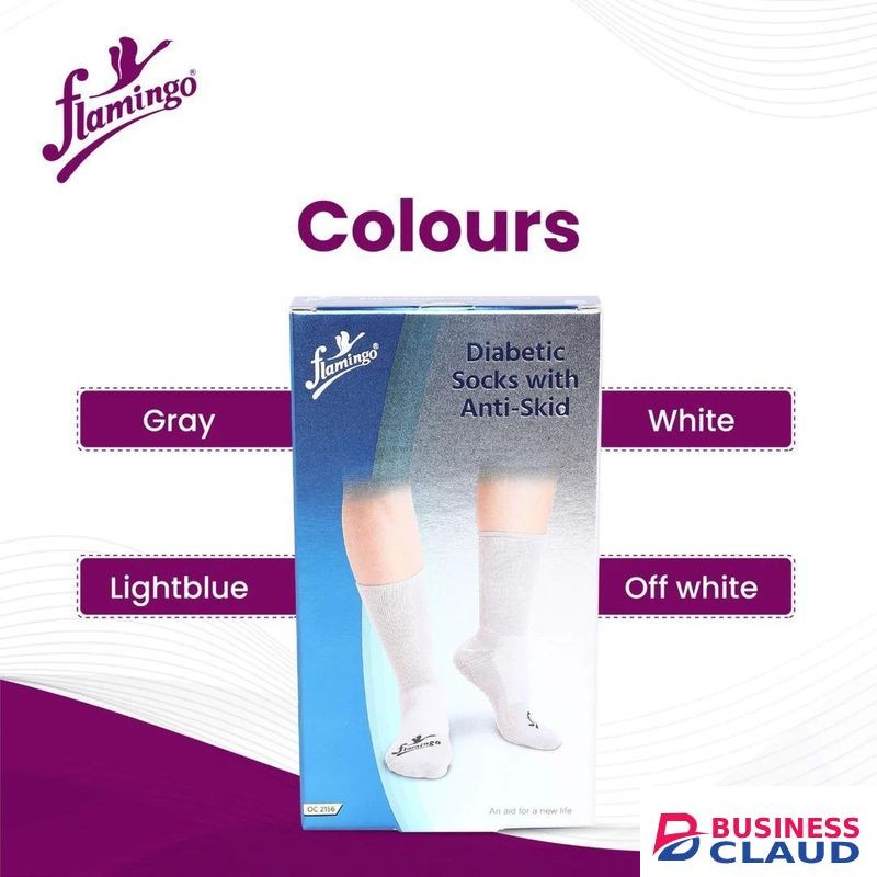 Flamingo DIABETIC SOCKS WITH ANTI SKID