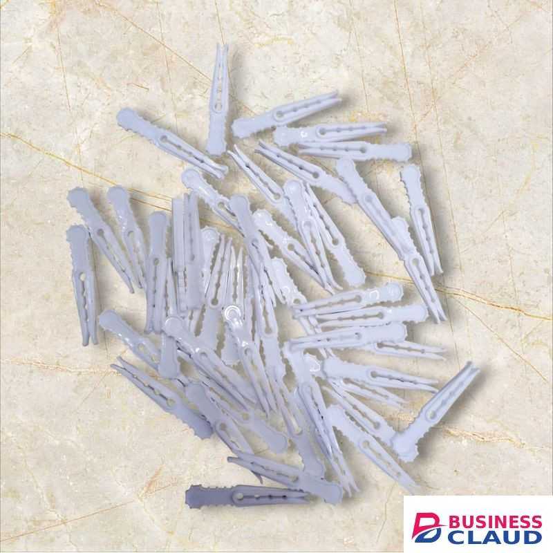 144 PIECES WHITE STRONG DURABLE FIRM GRIP HIGH QUALITY CLOTH PEGS