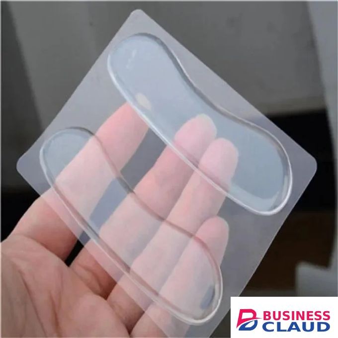 Clear Insert Pad Insole Silicone Gel Heel Cushion Protector